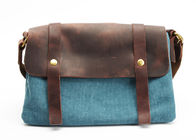 Vintage Style Leather and Canvas Bags Satchels Mens Canvas Bags