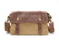 Vintage Style Leather and Canvas Bags Satchels Mens Canvas Bags