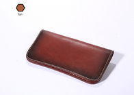 Cool Wallets for Men Brown Long Wallet Genuine Vegetable Tanned Leather Wallet
